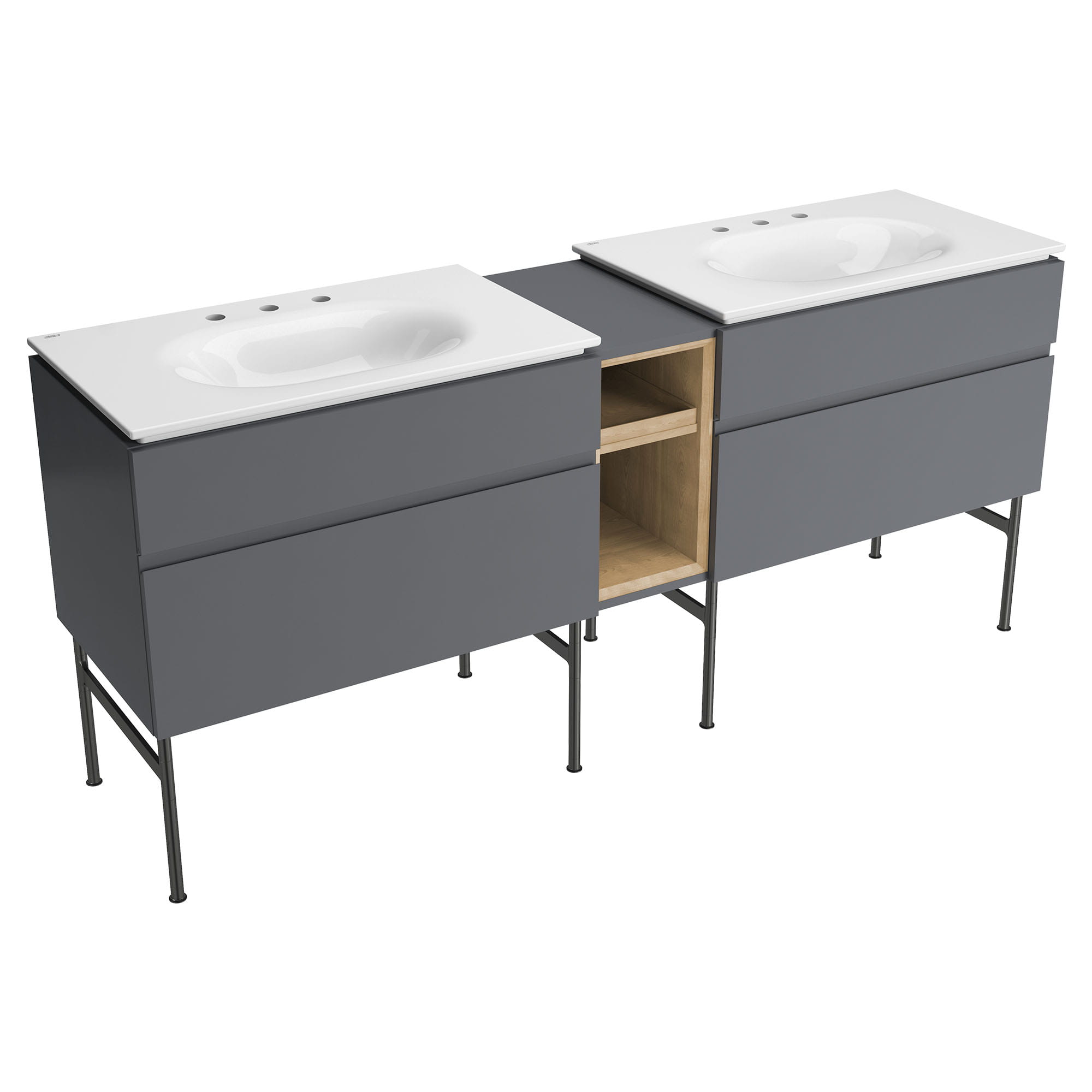 Meuble-lavabo à tiroir double Studio S 33 po